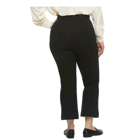 Felina Womens Black Pull-On Pants With Tummy Control Panel Smoothing Fit Size S - Picture 2 of 9